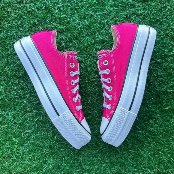 🎁Converse Chuck Taylor All Star Ctas Lift Hi Cerise Pink - Picture 8 of 10